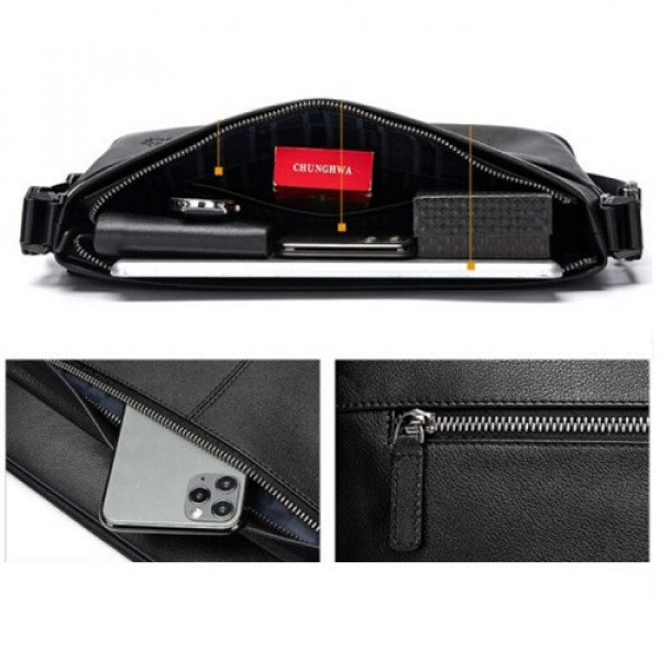 Мужская сумка кожаная Bison Denim N20142-2B