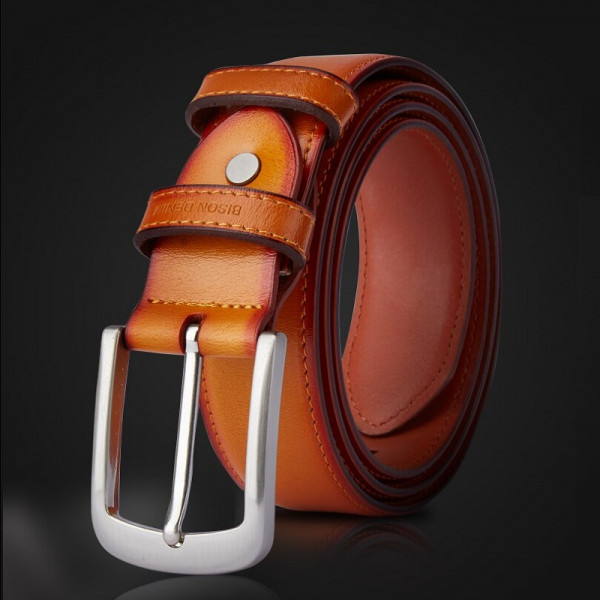 Ремінь шкіряний чоловічий Bison Denim W71738-3Y