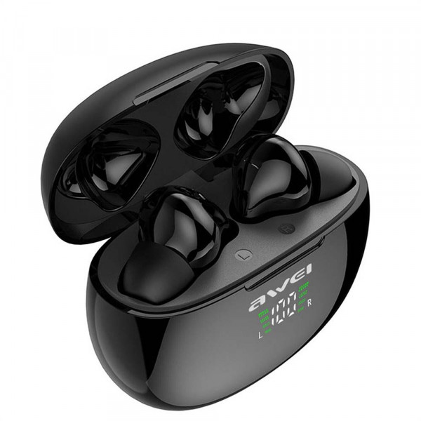 Бездротові Bluetooth навушники Awei T15P із зарядним кейсом