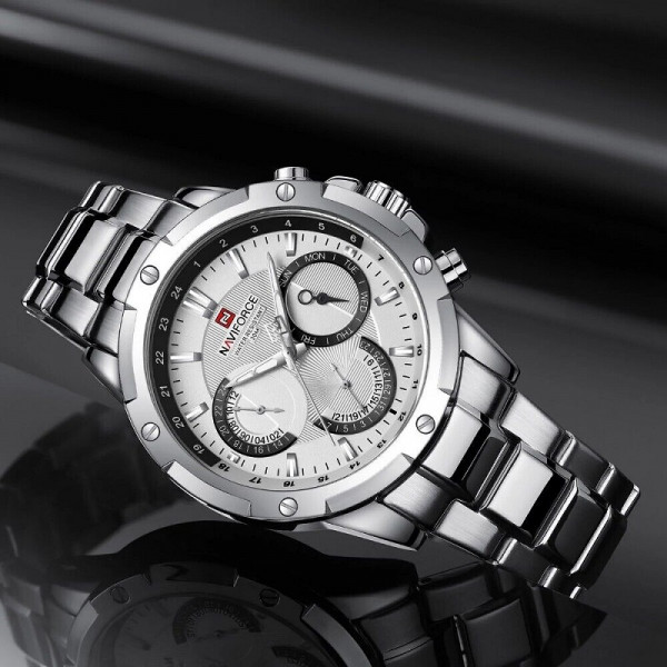 Чоловічий наручний годинник Naviforce 9196S