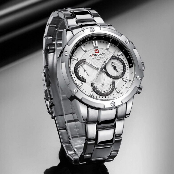 Чоловічий наручний годинник Naviforce 9196S
