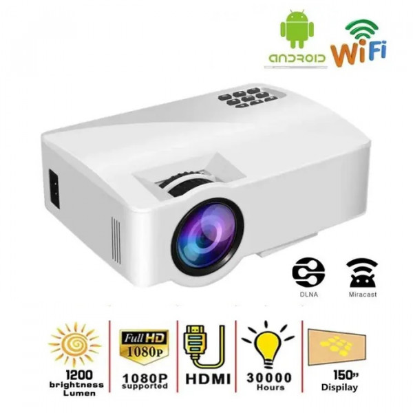 Портативний мультимедійний проектор LEJIADA A8 WIFI
