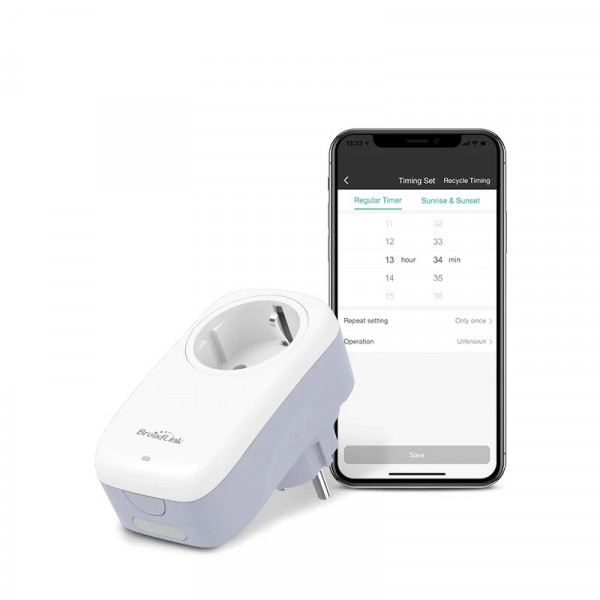 Розумна розетка Broadlink SP4L з нічником