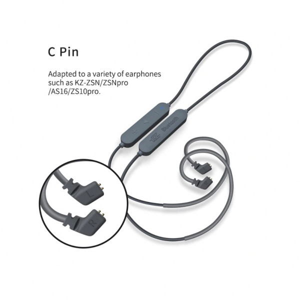 Bluetooth-адаптер KZ APTX-HD Bluetooth 5.0 cable upgrade Wire (C pin)