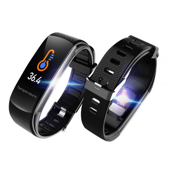 Розумний фітнес браслет Lemfo C6T з датчиком температури тіла