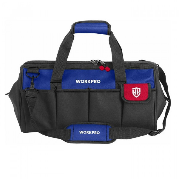Сумка для інструменту Workpro WP281003 з плечовим ременем та широкою горловиною