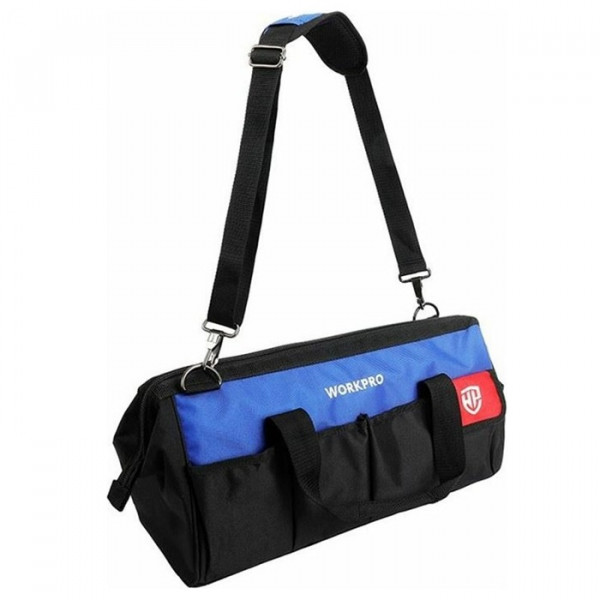 Сумка для інструменту Workpro WP281003 з плечовим ременем та широкою горловиною