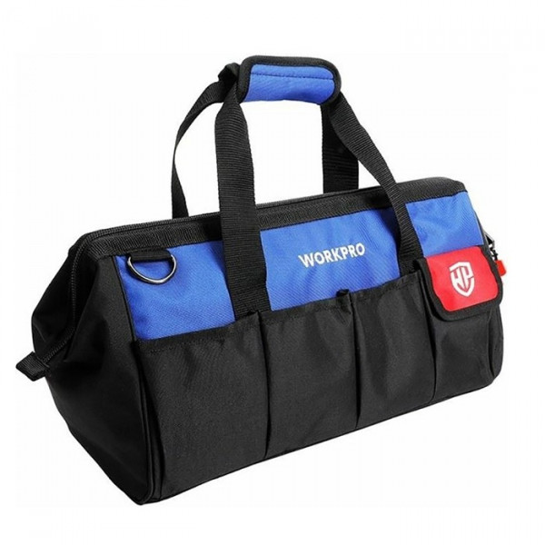 Сумка для інструменту Workpro WP281003 з плечовим ременем та широкою горловиною
