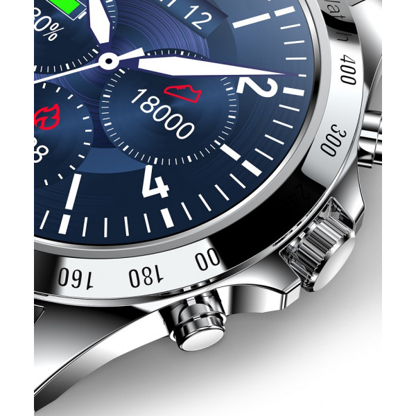 Умные часы Linwear LW09 Metal c измерением кислорода в крови