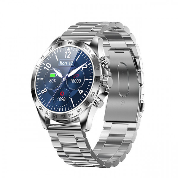 Умные часы Linwear LW09 Metal c измерением кислорода в крови