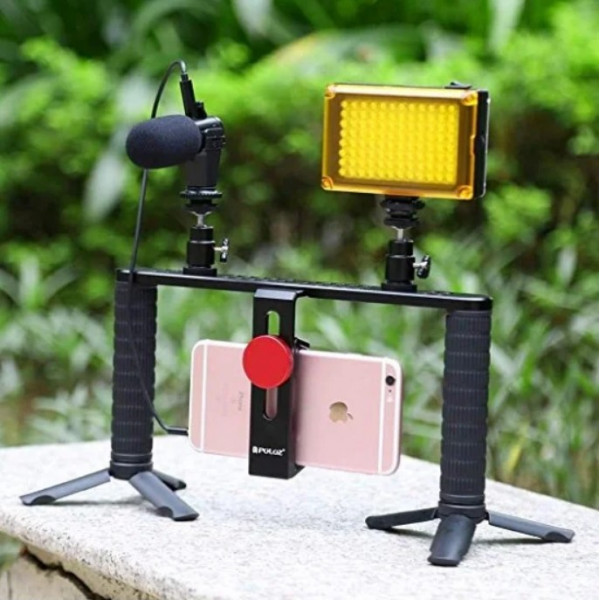 Профессиональный набор блогера для телефона 4В1 PULUZ PKT3024