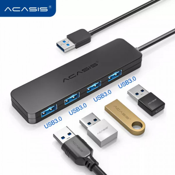 USB hub Acasis AB3-L412 на 4 порти USB 3.0