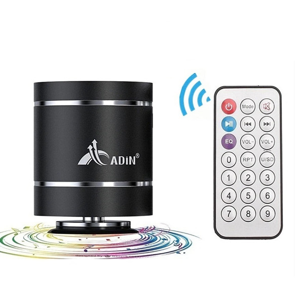 Бездротова віброколонка Adin D5+ з пультом дистанційного керування, 20 Ватт