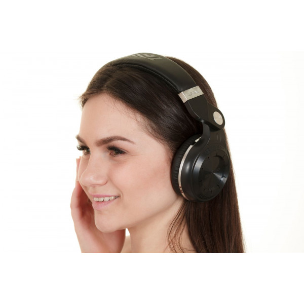 Бездротові Bluetooth навушники Bluedio T2 Plus з вбудованим радіо