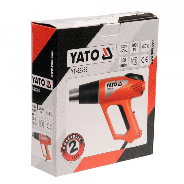 Будівельний фен 2000 Вт YATO YT-82288
