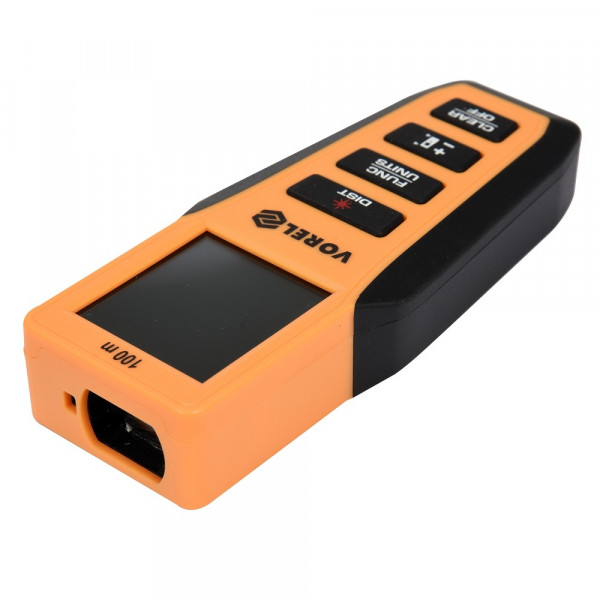 Дальномір лазерний VOREL 81795 0.2-100 м ± 2 мм, 8 режимів
