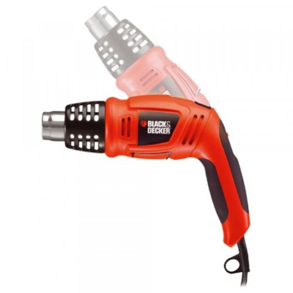 Будівельний фен Black+Decker KX1693-QS 1.8 КВТ 560 ° С з аксесуарами та кейсом