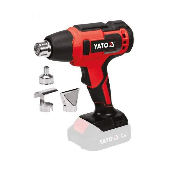 Фен технічний акумуляторний YATO YT-82285 18В LI-ION, 550°C, 100 л/хв, 2 режими (без акум)