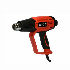 Фен технічний YATO YT-82295 2 кВт 50-600° 250-500 л/хв 7 режимів температури + 5 насадок