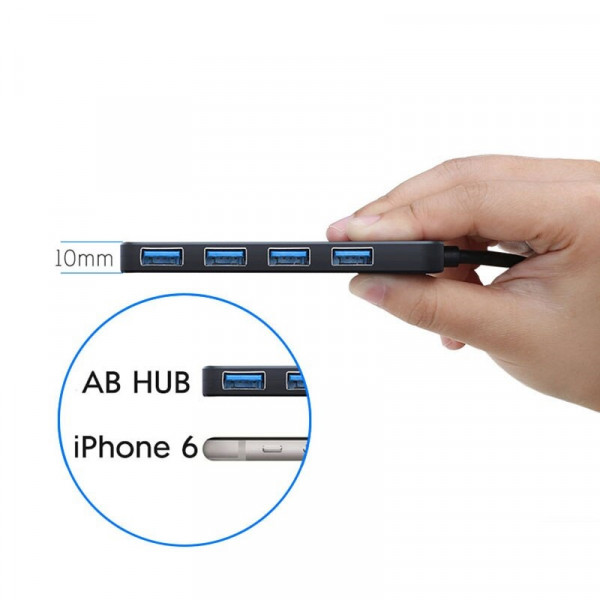 USB hub Acasis AB3-L46 на 4 порти USB 3.0