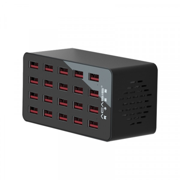 Зарядна станція на 20 портів Acasis AC-838 для смартфонів та планшетів