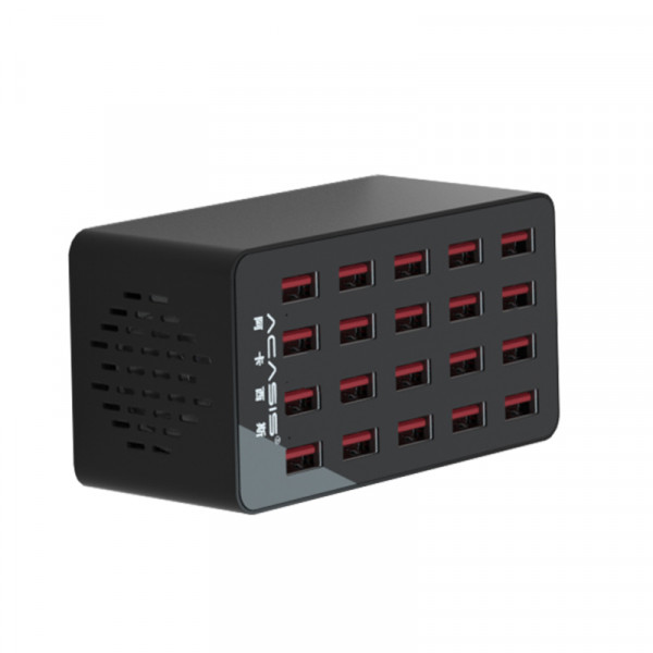 Зарядна станція на 20 портів Acasis AC-838 для смартфонів та планшетів