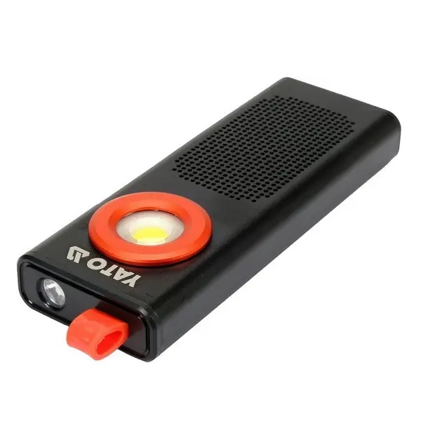 Ліхтар світлодіодний акумуляторний YATO YT-08557 LI-PO 3.7 В, 2000 MАГОД 500 LM з динаміком