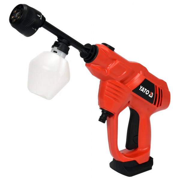 Мийка високого тиску акумуляторна YATO YT-85930 18 В з функцією всмоктування води