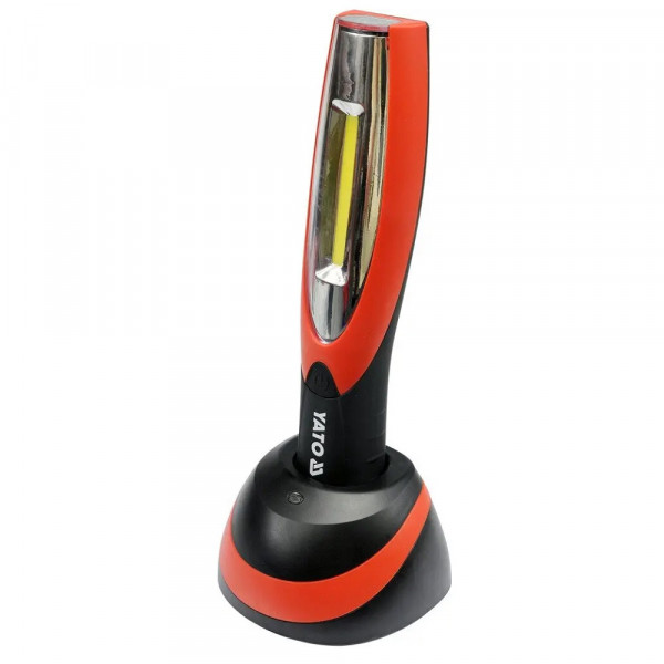 Світлодіодний акумуляторний ліхтар YATO YT-08502 LI-ION 3.7 В із зарядним пристроєм