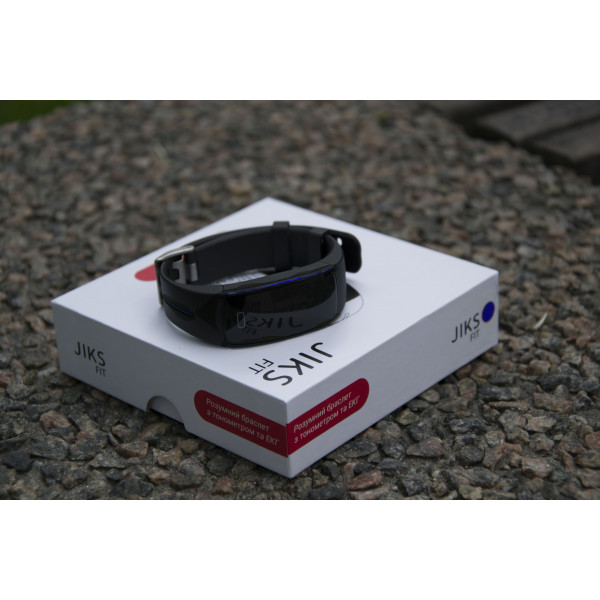 Розумний фітнес-браслет Jiks Fit з тонометром та виміром ЕКГ