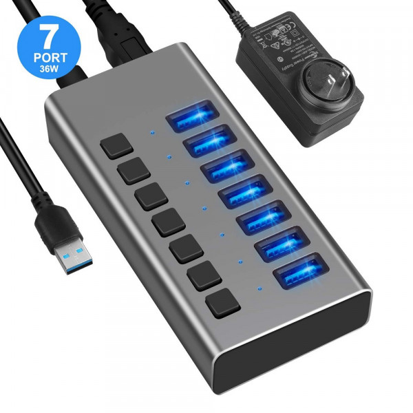 USB hub Acasis H707 на 7 портів USB 3.0