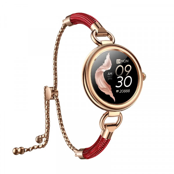 Умные часы Lemfo GT01 Metal Gold для женщин с измерением давления