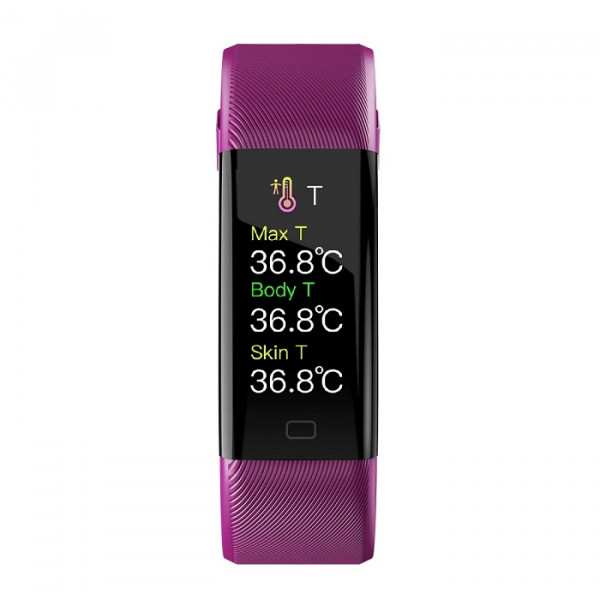 Розумний фітнес браслет Lemfo F07T з термометром