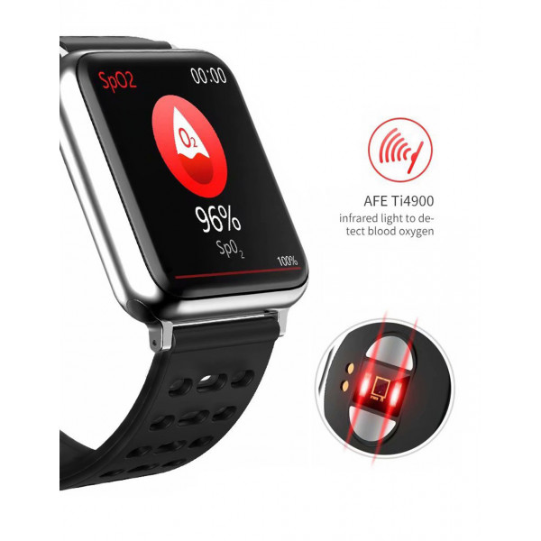 Розумний годинник Lemfo V5 з вимірюванням тиску і пульсоксиметром