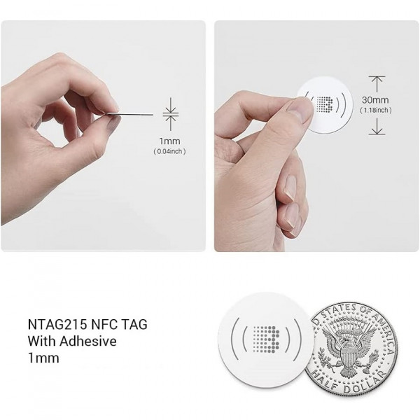 Комплект NFC міток Broadlink NFC Tag SRN1, 10 штук