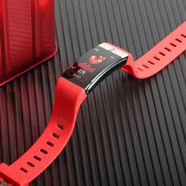 Розумний фітнес браслет Lemfo E66 з вимірюванням температури і тонометром