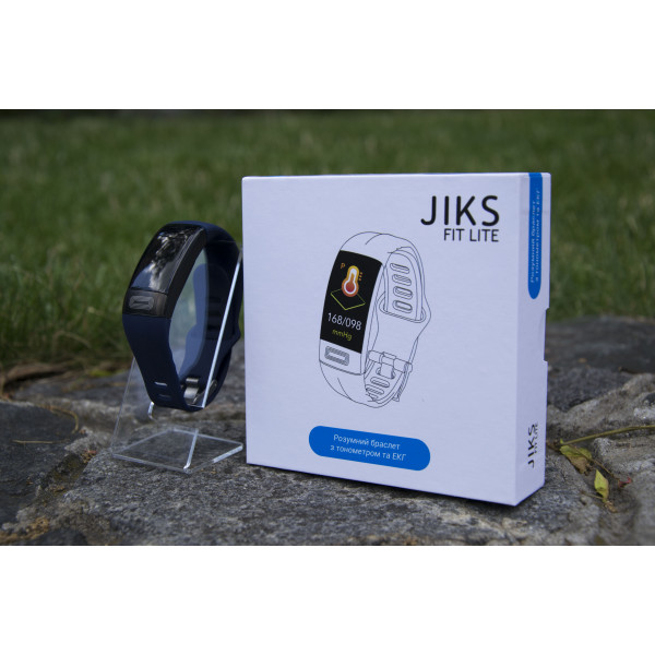 Розумний фітнес-браслет Jiks Fit lite з тонометром і ЕКГ