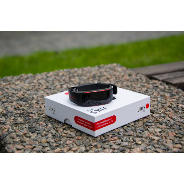 Розумний фітнес-браслет Jiks Fit з тонометром та виміром ЕКГ