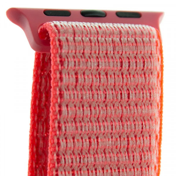 Нейлоновий ремінець для смарт-годинника 42/44mm Nylon Sport Loop Nectarine