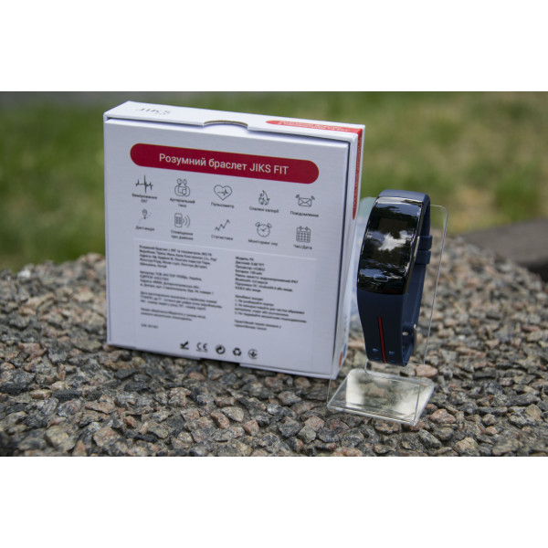 Розумний фітнес-браслет Jiks Fit з тонометром та виміром ЕКГ