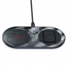 Бездротовий зарядний пристрій подвійний QI 24W Baseus TZWXJK-B01