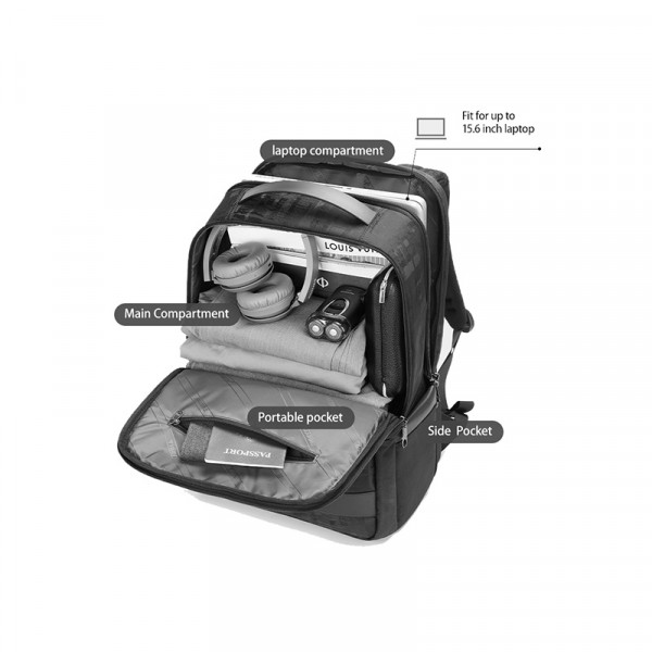 Рюкзак для офиса Tigernu T-B9058 с отделом под 15.6-дюймовый ноутбук