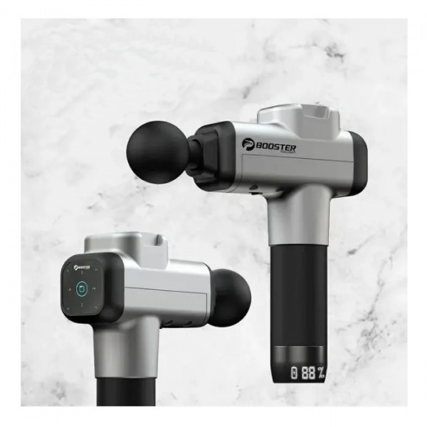 Перкусійний масажер тригерних точок Booster M2 (M2-A) Massage Gun 24V, 6 насадок