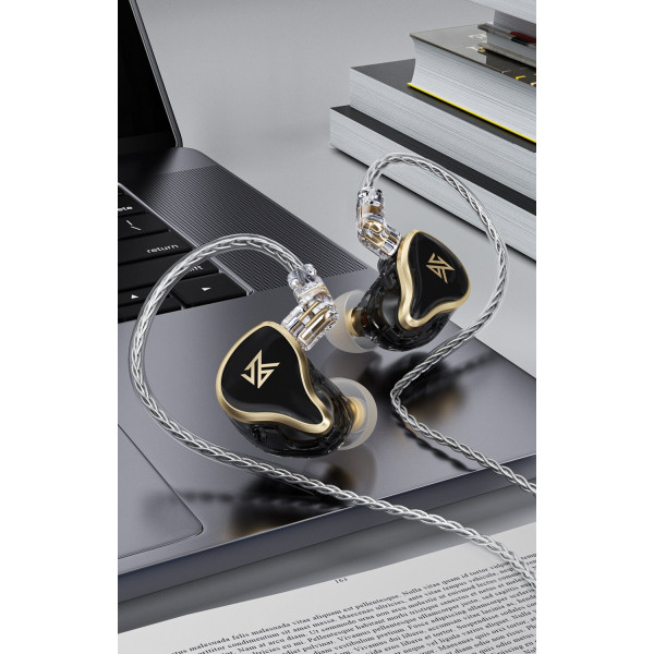 Гибридные наушники KZ ZAS с динамическими и арматурными драйверами