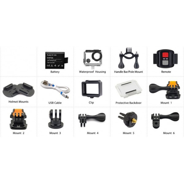 Action камера Eken H5S Plus