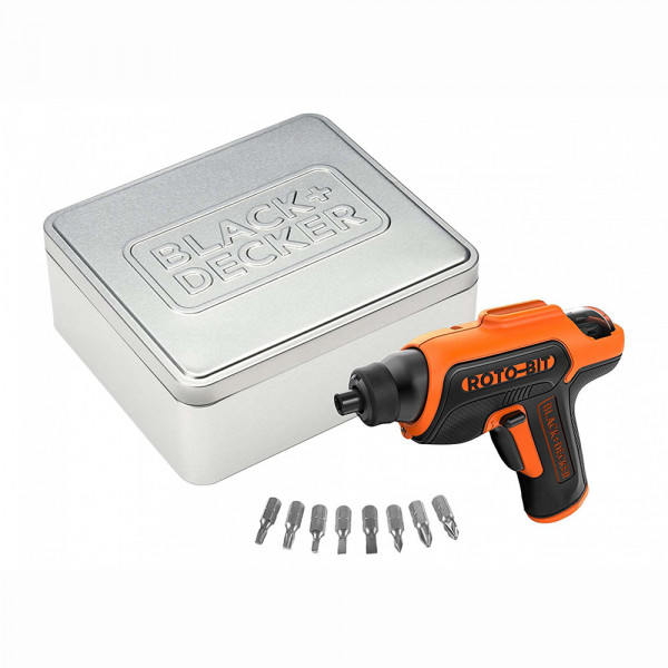 Викрутка акумуляторна BLACK+DECKER CS36BSC-QW LI-ION 3.6 В та 8 насадок