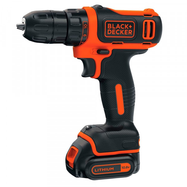 Акумуляторний дриль-шуруповерт Black+Decker BDCDD12-QW