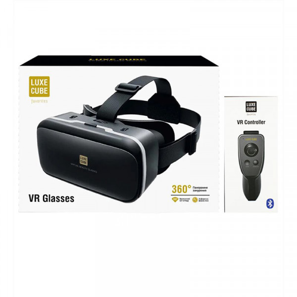Окуляри віртуальної реальності VR Luxe Cube із пультом