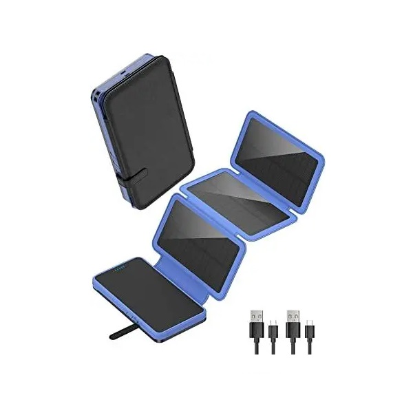 Портативна батарея Power Bank 20000mAh AN-YD02 із сонячним зарядним пристроєм