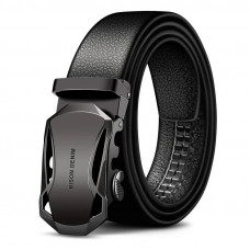 Чоловічий ремінь шкіряний Bison Denim N71314-1B